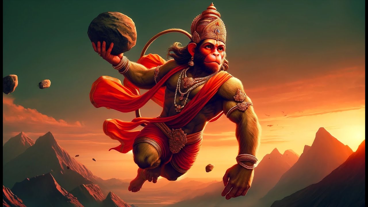 Hanuman Ashtottara Satanamavali 108 names of Lord Hanuman No Music