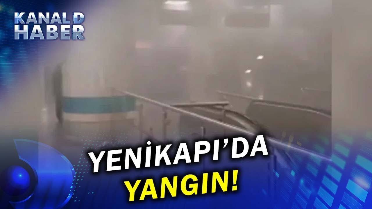 Yenikapı Metro İstasyonunda Yangın Çıktı! İşte Yolcuların Zor Anları...