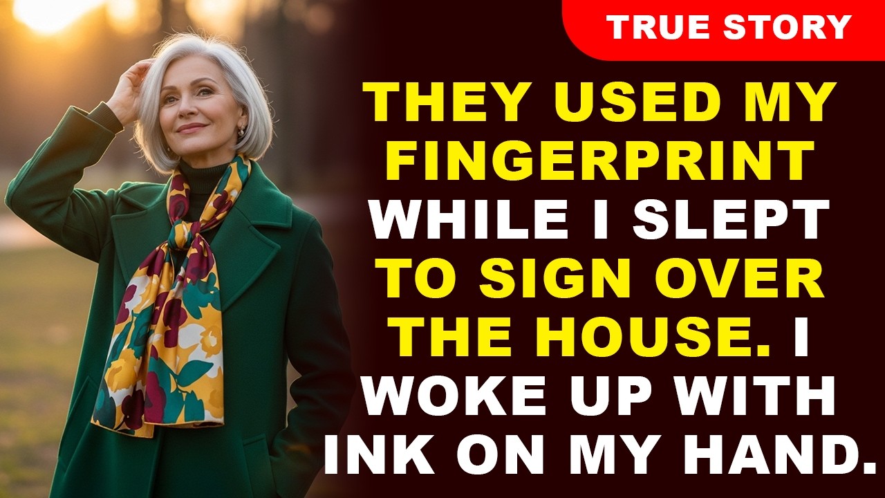 They Used My Fingerprint While I Slept — To Sign Over The House. I Woke Up With Ink On My Hand.