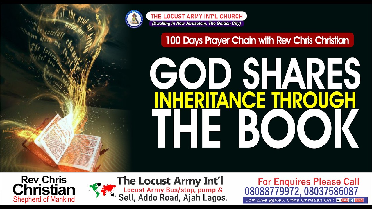 Rev. Chris Christian | God Shares Inheritance Through THE BOOK