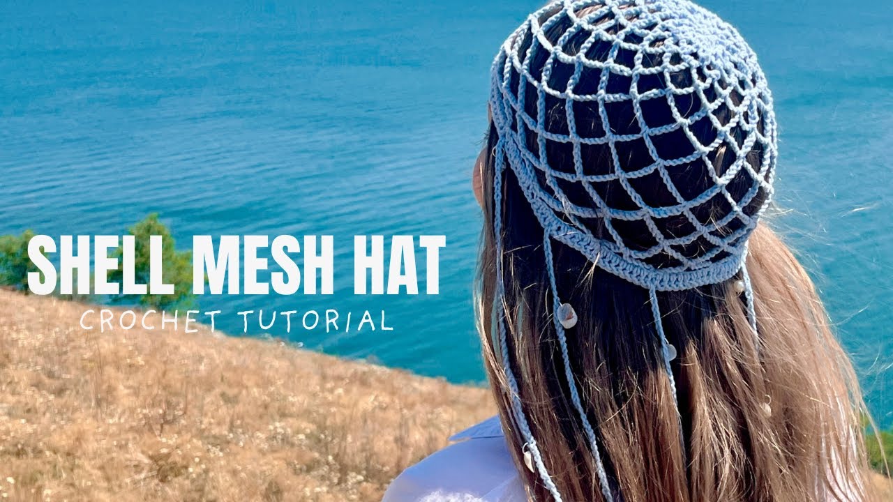 Crochet shell hat 🌊🐚