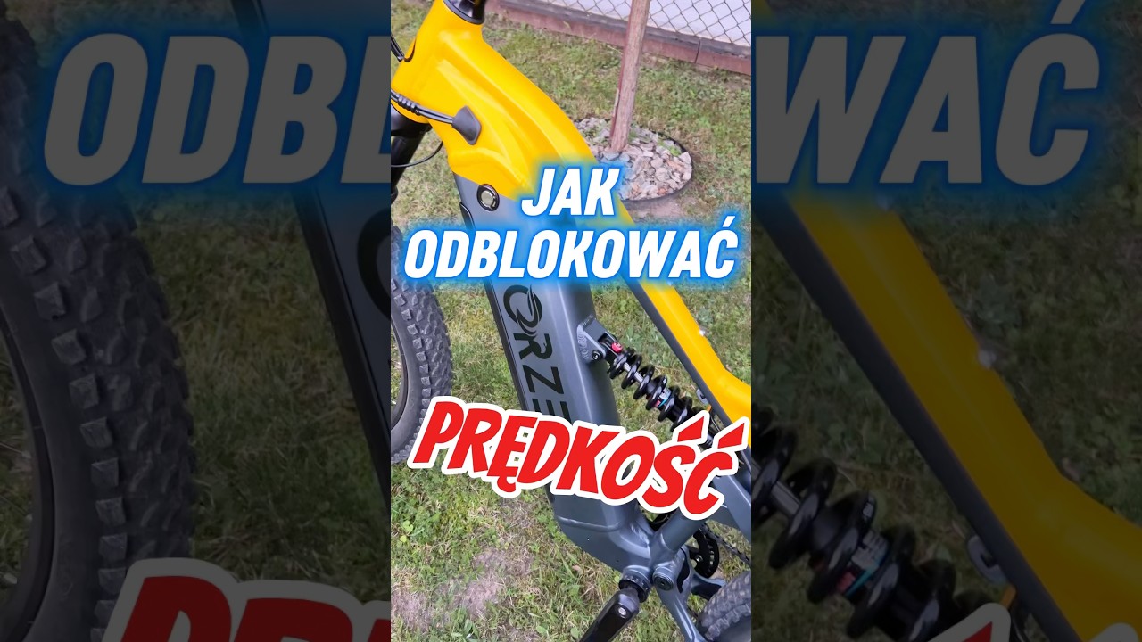 Rower ORZEL M49 Odblokowanie prędkości