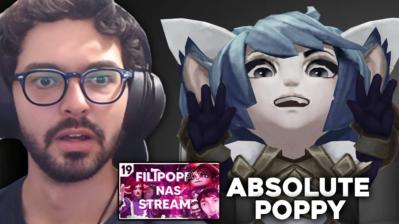 EU TENHO MEDO DO FILIPOPPY! - Mono poppy nas streams #19 - MYLON REACT