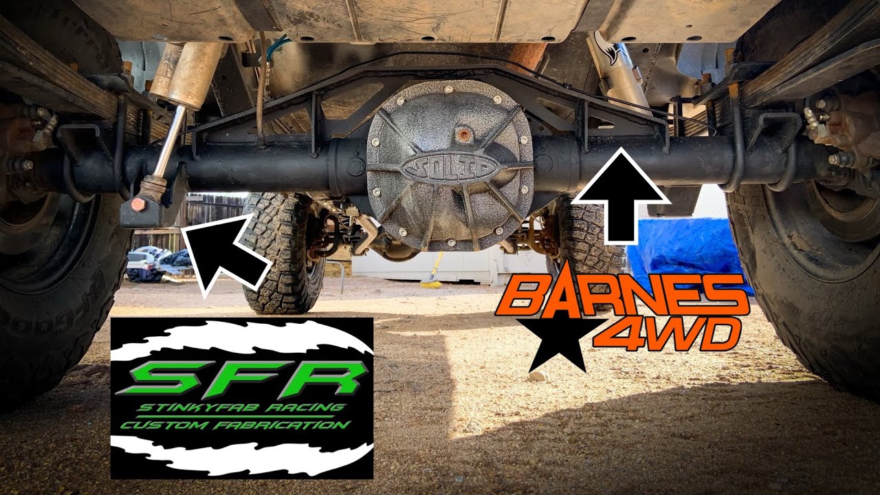 Adding BEEF to a Ford 8.8 rear axle! | Barnes 4wd truss and SFR high clearance shock mounts install