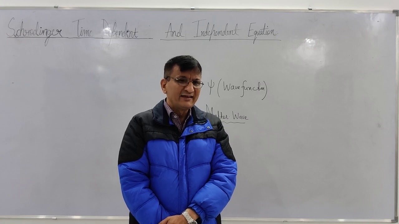 Schroedinger Time Independent and Time dependent Equation ( Derivation and Physical Significance)