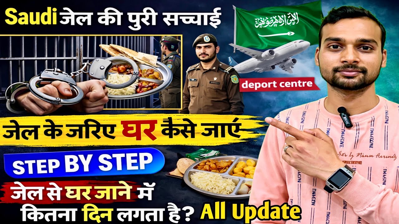 Saudi Jail Ki Puri Sachai 😱 | Jail Ke Zariye Ghar Kaise Jayein? | Step By Step Full Guide | New Rule