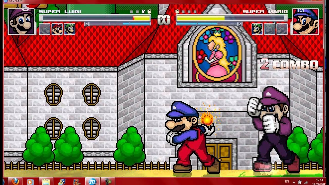Mugen Super Mario Bros vs Super Mario Bros