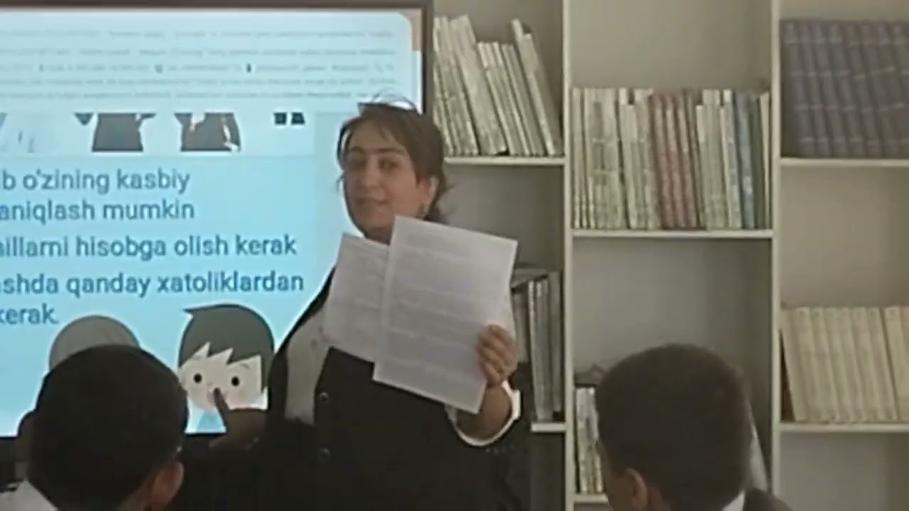 O‘quvchilarga kasb tushunchasi, inson hayotidagi o‘rni va ahamiyati haqida batafsil tushunchalar.✅