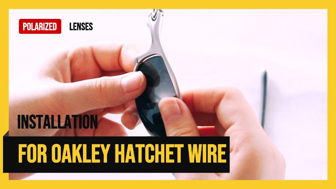 Oakley Hatchet Wire Lenses Replacement Tutorial | How to Install New Lenses