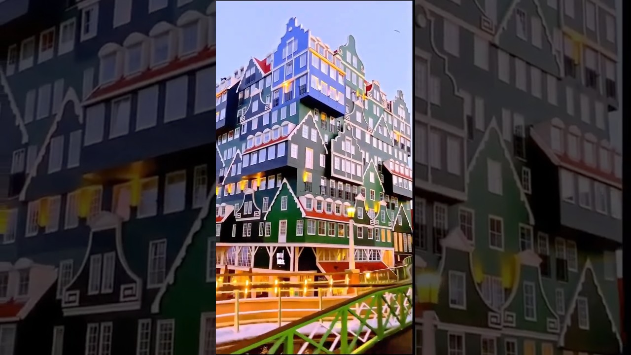 Na Holanda, Zaandam resolveu brincar.
