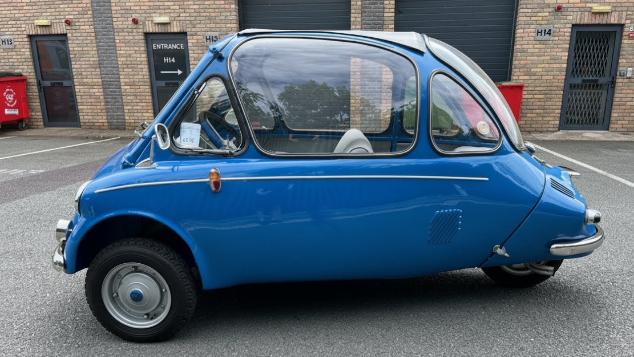 Маленький немецкий самолёт, ставший автомобилем — Heinkel Kabine 1956 года