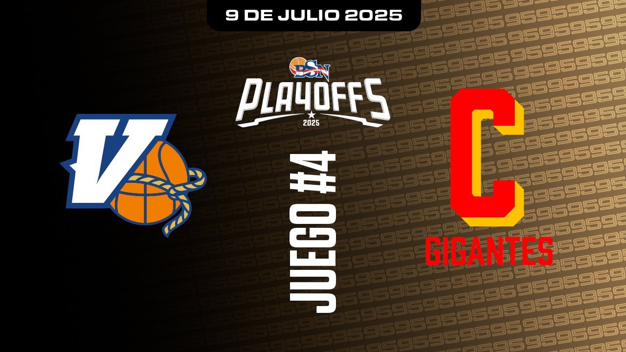 Vaqueros de Bayam&oacute;n vs. Gigantes de la C - Juego #4 - Cuartos de Final - 7/9/25 - BSN 2025
