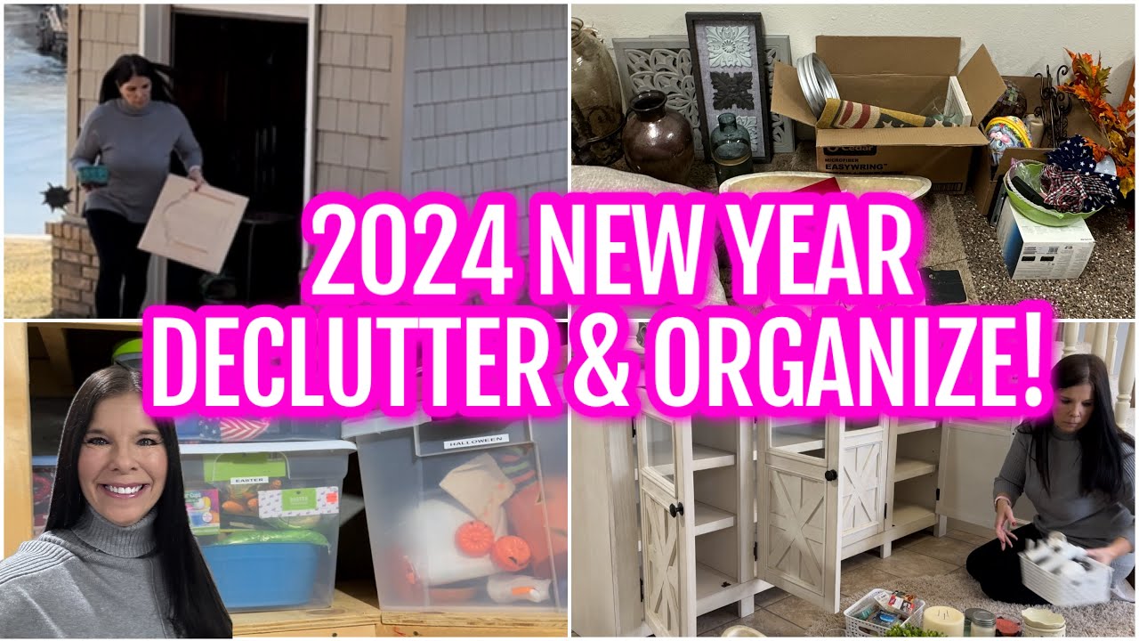 2024 FIRST DECLUTTER + ORGANIZE #declutterandorganize #declutterwithme #minimalism #organizing