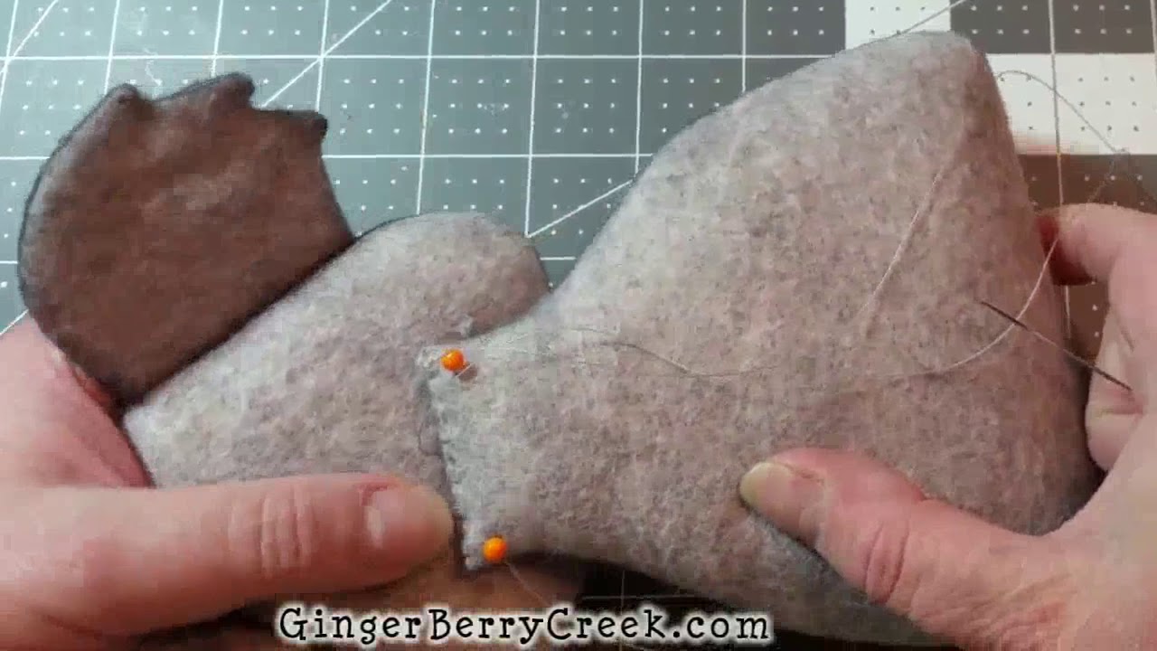 Gingerberry Creek - Attaching a Head to a Body for Primitive Doll Patterns