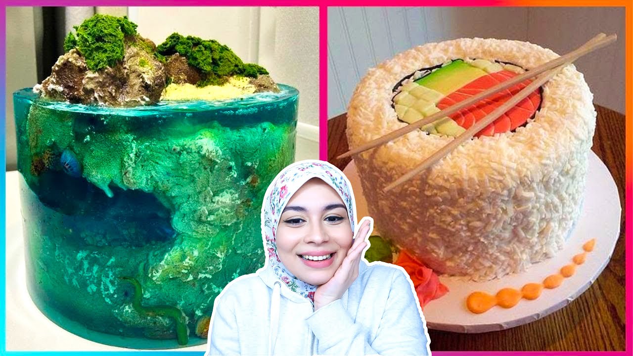 10 اغرب كيكات في العالم!!🎂😍👽