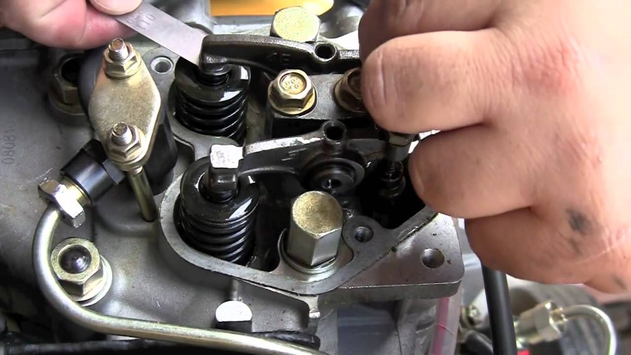 Diesel Generator Valve Adjustment