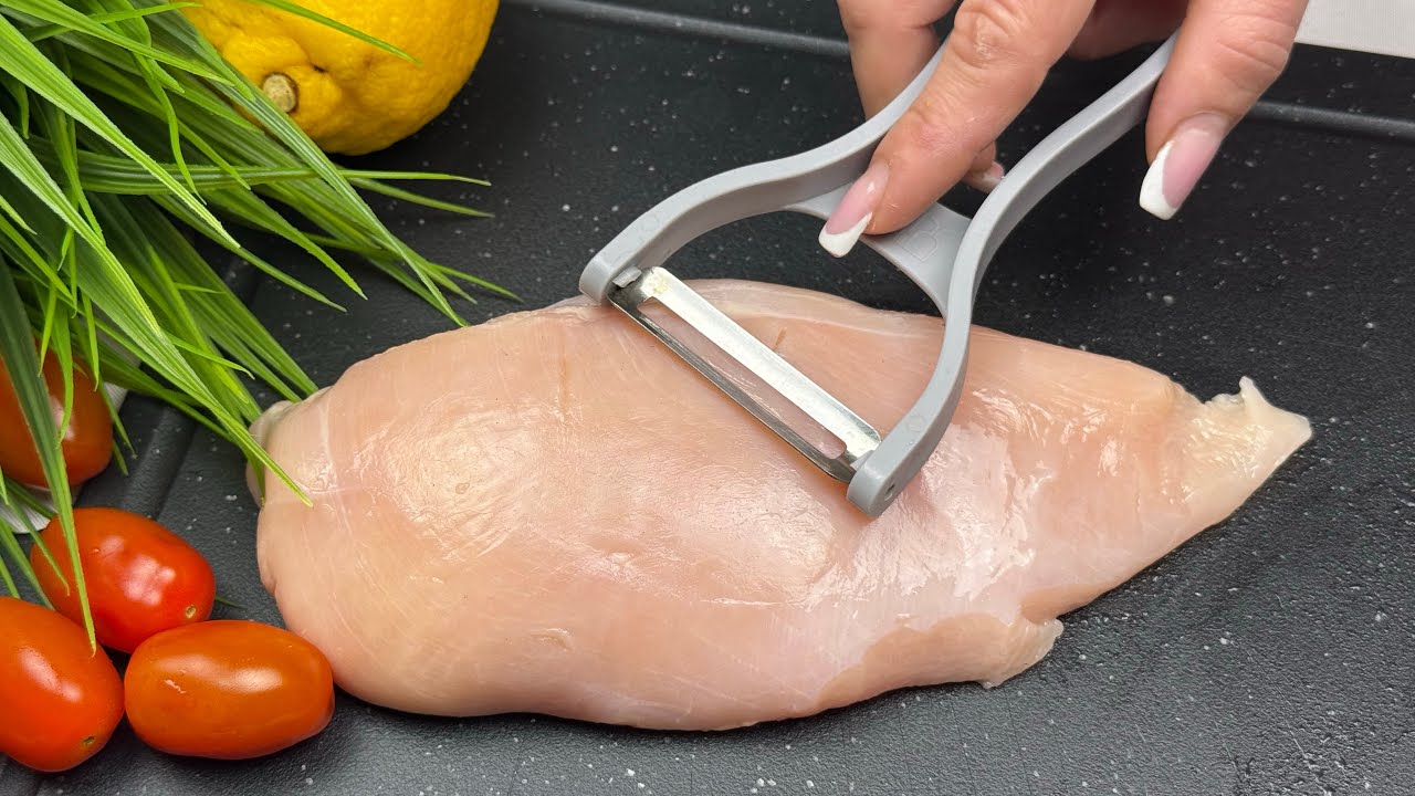 Braten Sie das Fleisch NICHT!!! Ein neuer TRICK mit dem Sparschäler erobert die WELT!!! 🔥🥩🌍