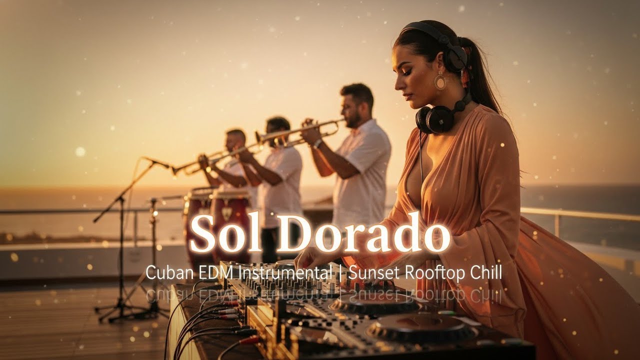 Sol Dorado • Cuban EDM Instrumental | Sunset Rooftop Chill