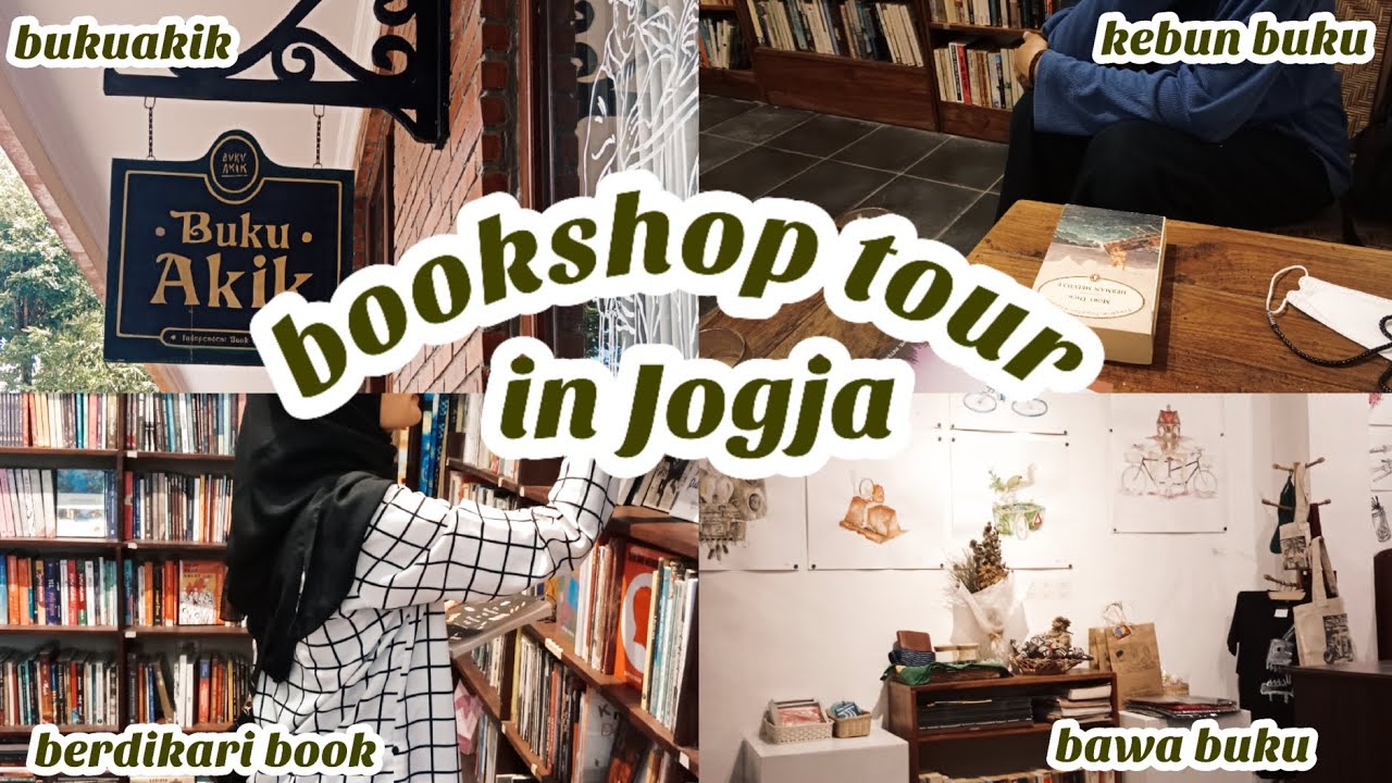 review 4 toko buku indie di jogja | Living Alone Diaries