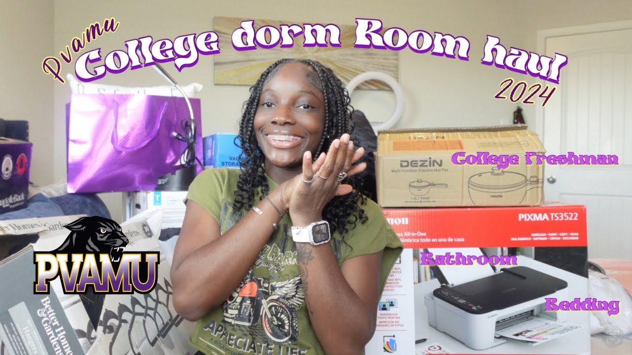 COLLEGE DORM ROOM ESSENTIALS + HAUL 2024 | THINGS YOU NEED FOR COLLEGE | TYNKNICOLEE