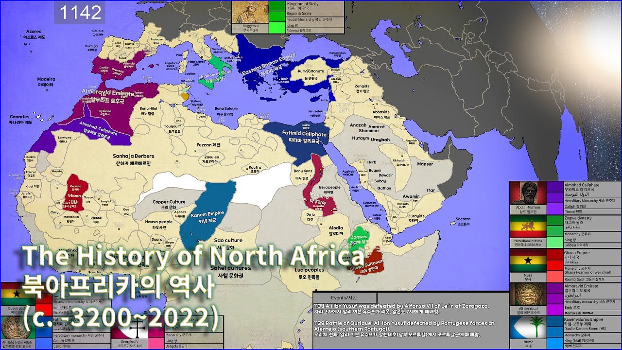 북아프리카의 역사 North Africa (-3200~2022) Every Year