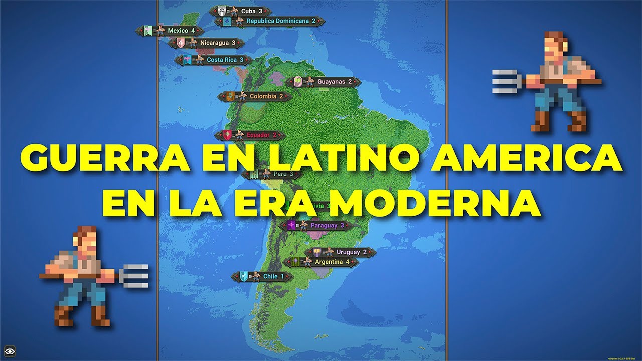 GUERRA EN LATINO AMERICA EN LA ERA MODERNA (MOD) WORLDBOX