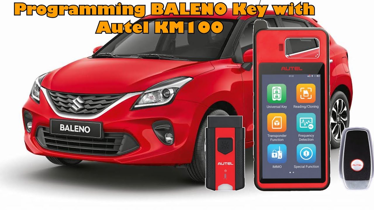 Программирование смарт-ключа Autel KM100 для Suzuki Baleno #autel #слесарь #carkey #locksmithlife