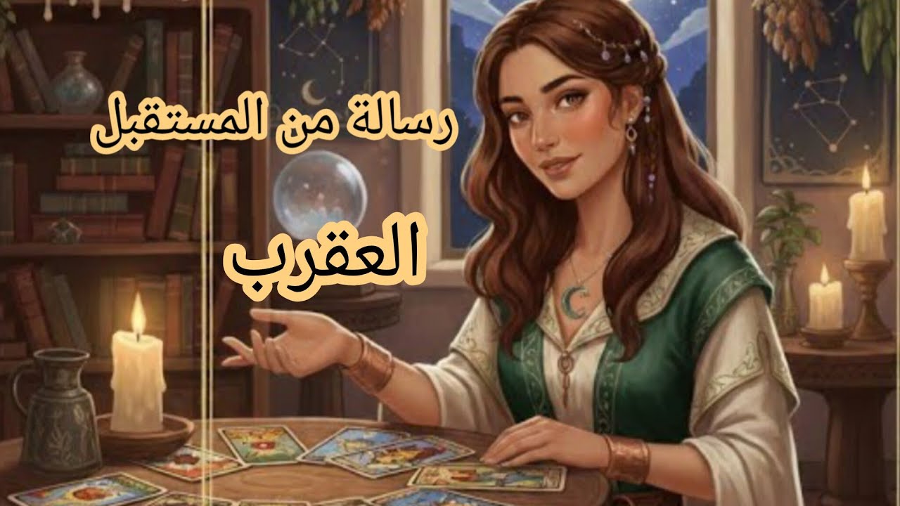 العقرب♏رسالة 📃من المستقبل🌄 لك لعلها بشارة خير 🤲🍀ثق بقدرتك مهما كانت الظروف 