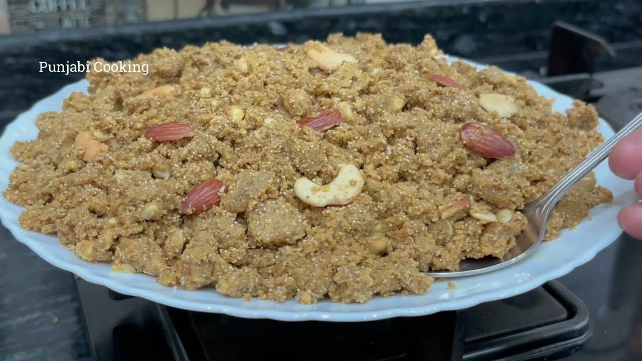 ਵੇਸਣ ਦੀ ਪੰਜੀਰੀ | बेसन की पंजीरी | Winter Special Besan Panjiri by Punjabi Cooking | Life of Punjab