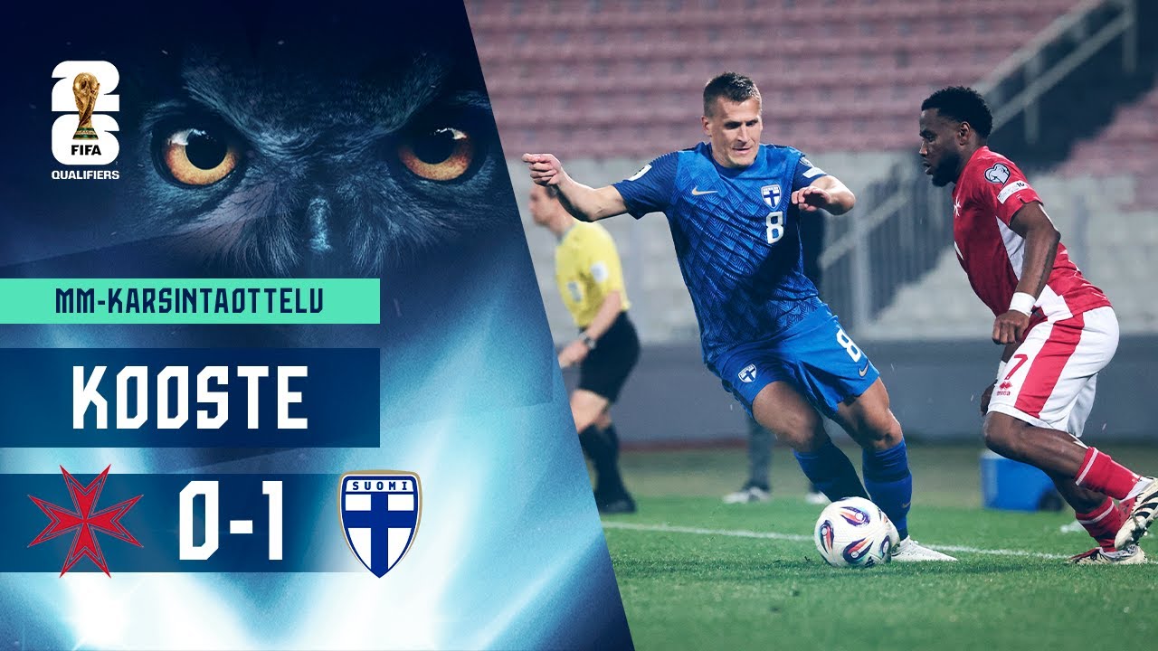 Huuhkajat Highlights (11 min.) | Malta–Suomi 0–1 I FIFA World Cup 2026 -karsinnat I 21.3.2025