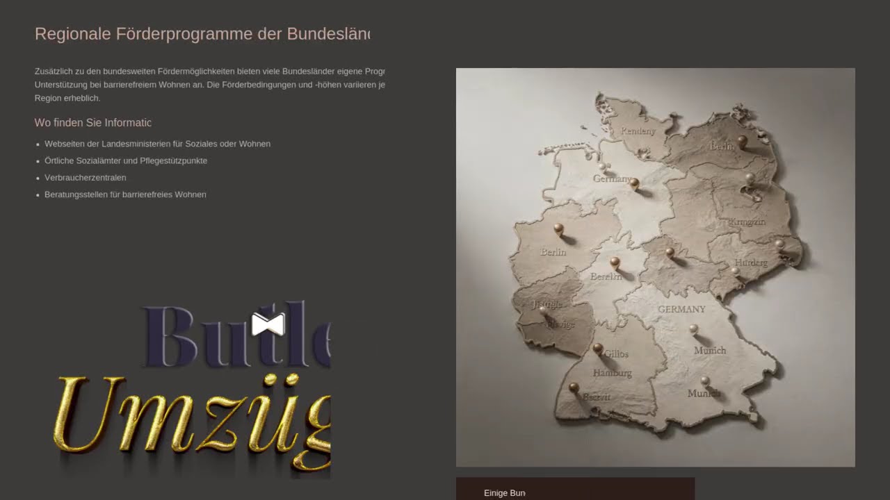 Umzugszuschüsse bei Pflegebedürftigkeit Umzüge günstig Umzug für Senioren➡️ Butler Umzüge GmbH✅