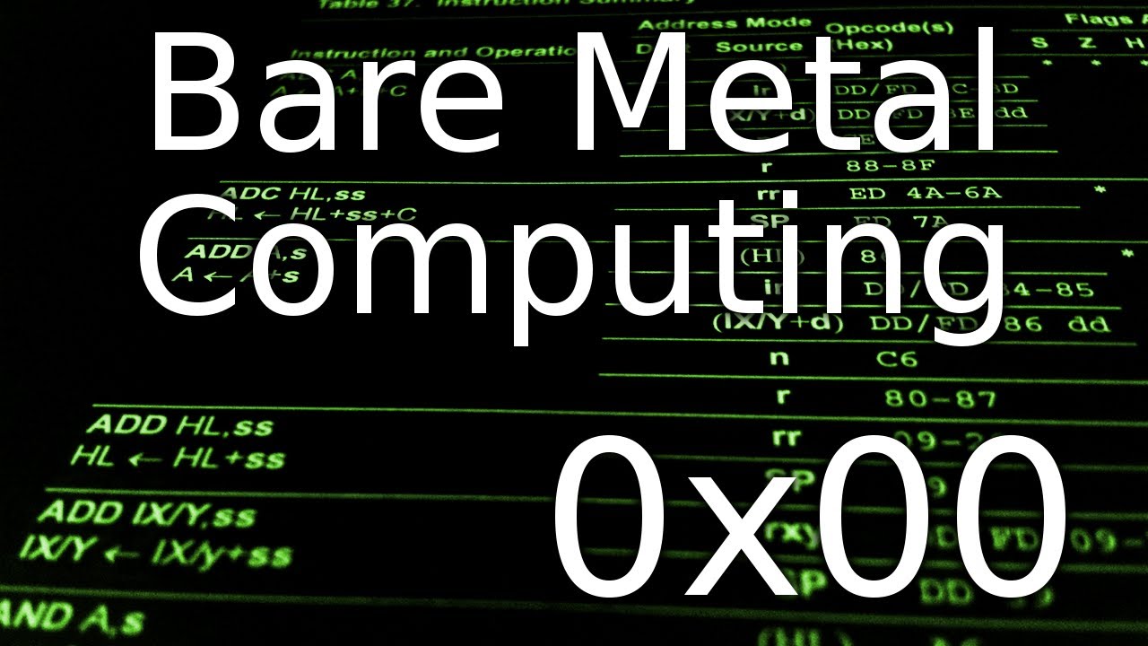 Bare Metal Computing 0x00 - Dive into binary data and the machine code