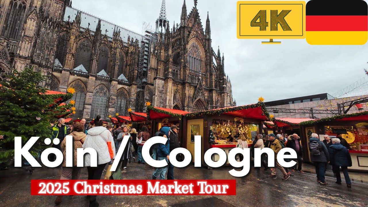 【4K】🎄🇩🇪 Cologne Christmas Market Tour 2025 | Germany Winter Travel⛄️