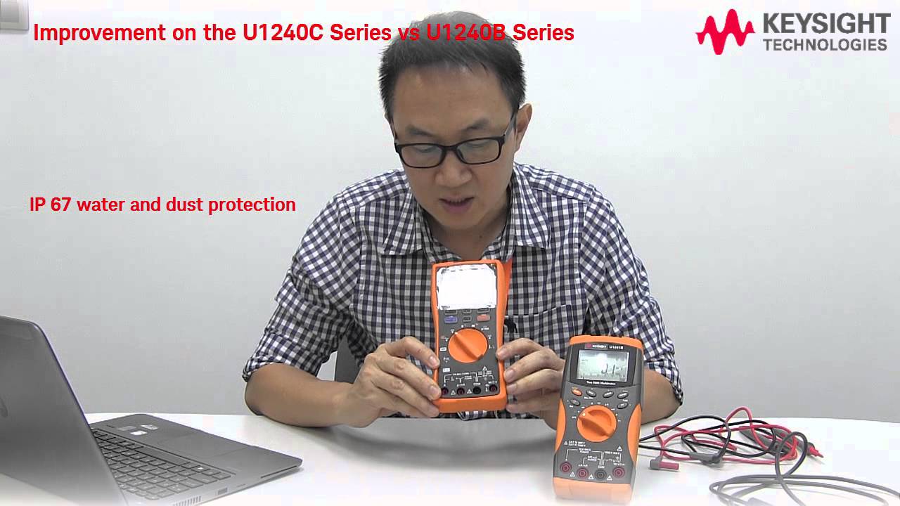Improvements on the U1241C/U1242C vs U1241B/U1242B Handheld Digital Multimeters