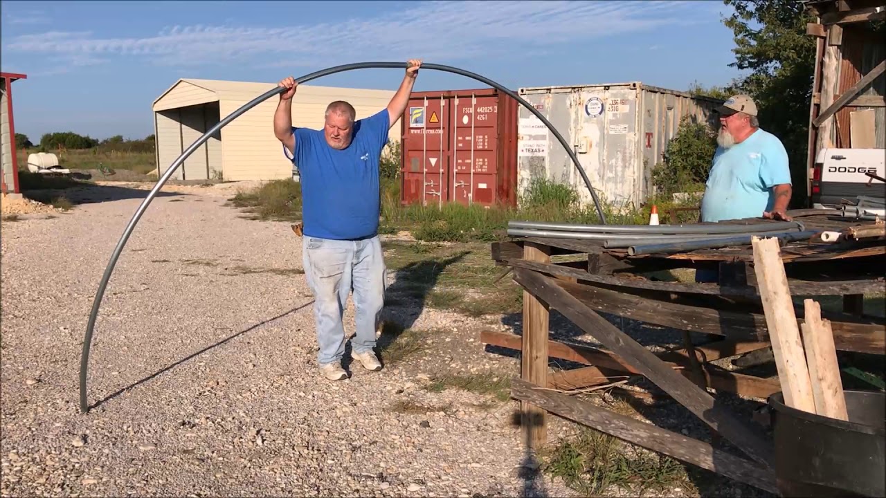 How to Bend Pipe For DIY Greenhouse Build