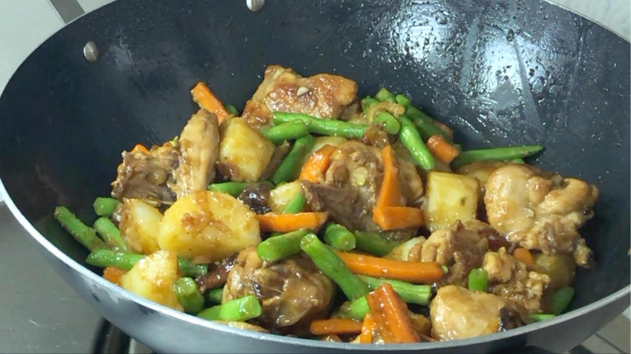 One-Wok Stir-Fry • Makanan Lengkap Satu Kuali • EatsBySha