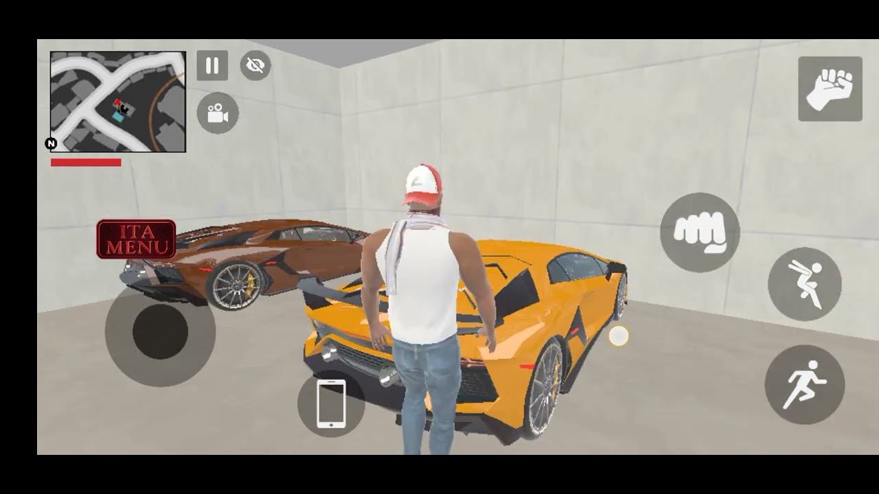 Indian Theft Auto game phone Mai TV chala diya