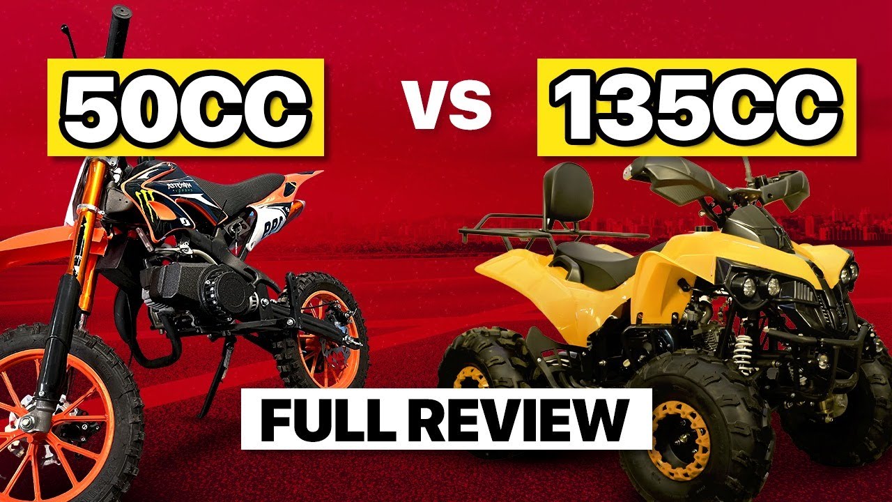 ATV Bike Comparison: 50cc vs 135cc &ndash; Full Review | ATV Bike India