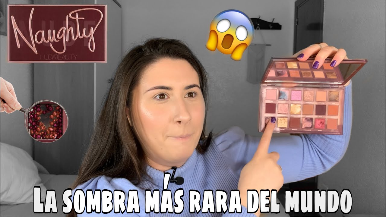 NAUGHTY NUDE PALETTE HUDA BEAUTY 💫| PERO HUDA, ¿QUÉ ES ESTOOOOO?😱 | Glownica’s