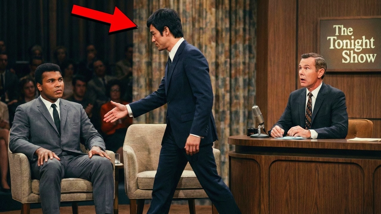 Muhammad Ali no quiso estrechar la mano de Bruce Lee, y el estudio quedó en silencio después de esto