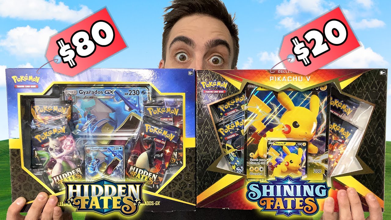 Which Shiny Charizard Pokémon Card Can I Pull First? Hidden Fates vs Shining Fates!