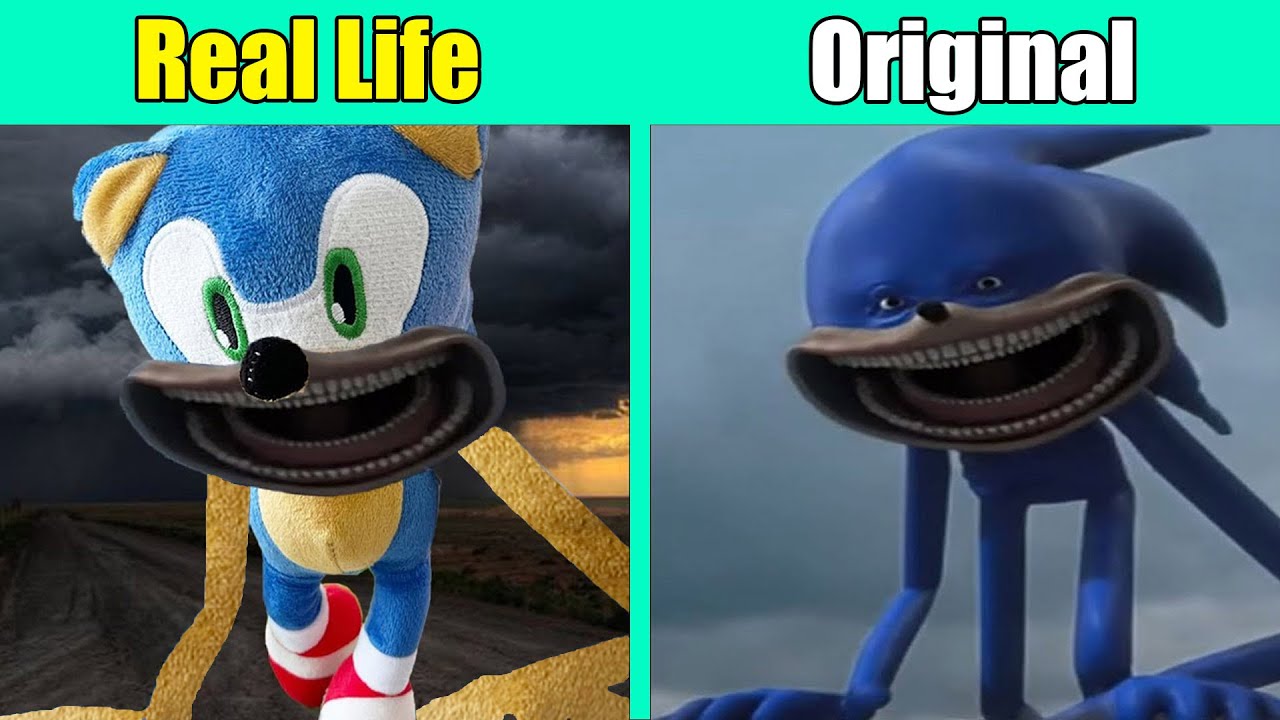 The Shin Sonic brigade invades Earth - Sonic The Hedgehog 3 Animation | Sonic Original vs Plush Toys