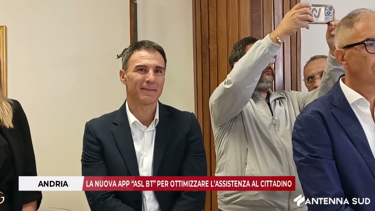 1 OTTOBRE 2025 -  ANDRIA LA NUOVA APP &ldquo;ASL BT&rdquo; PER OTTIMIZZARE L&rsquo;ASSISTENZA AL CITTADINO