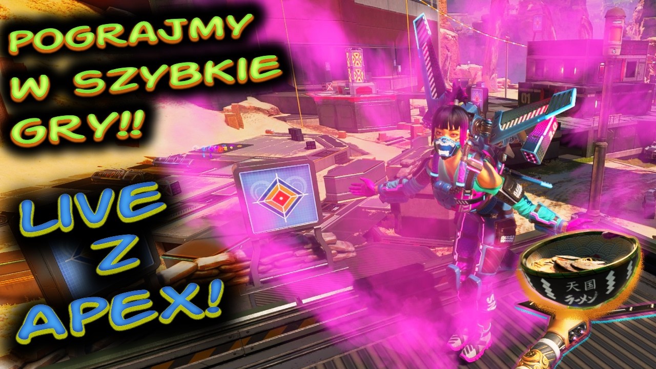 APEX - Czas się ogarnąć i zagrać w coś szybkiego bo zamulam w fps'ach - LIVE #1 #apexlegends