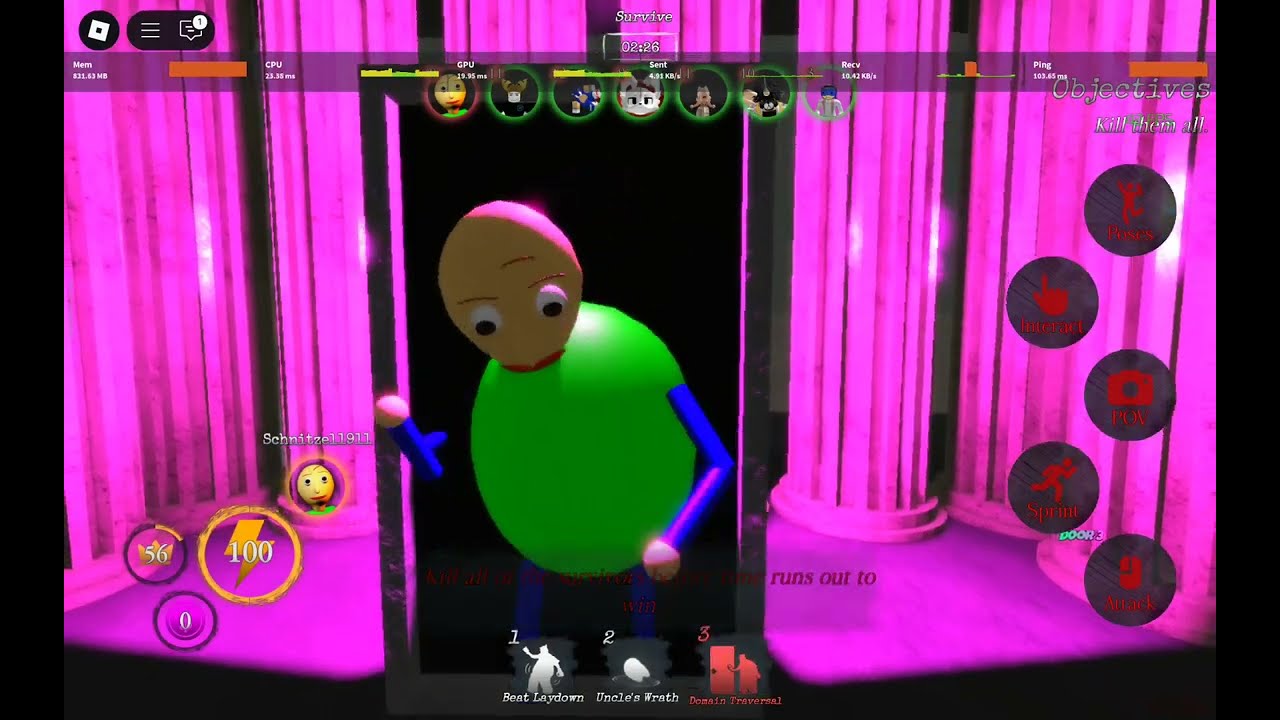 Pillar Chase 2 Uncle Baldi gameplay | April fool's Update