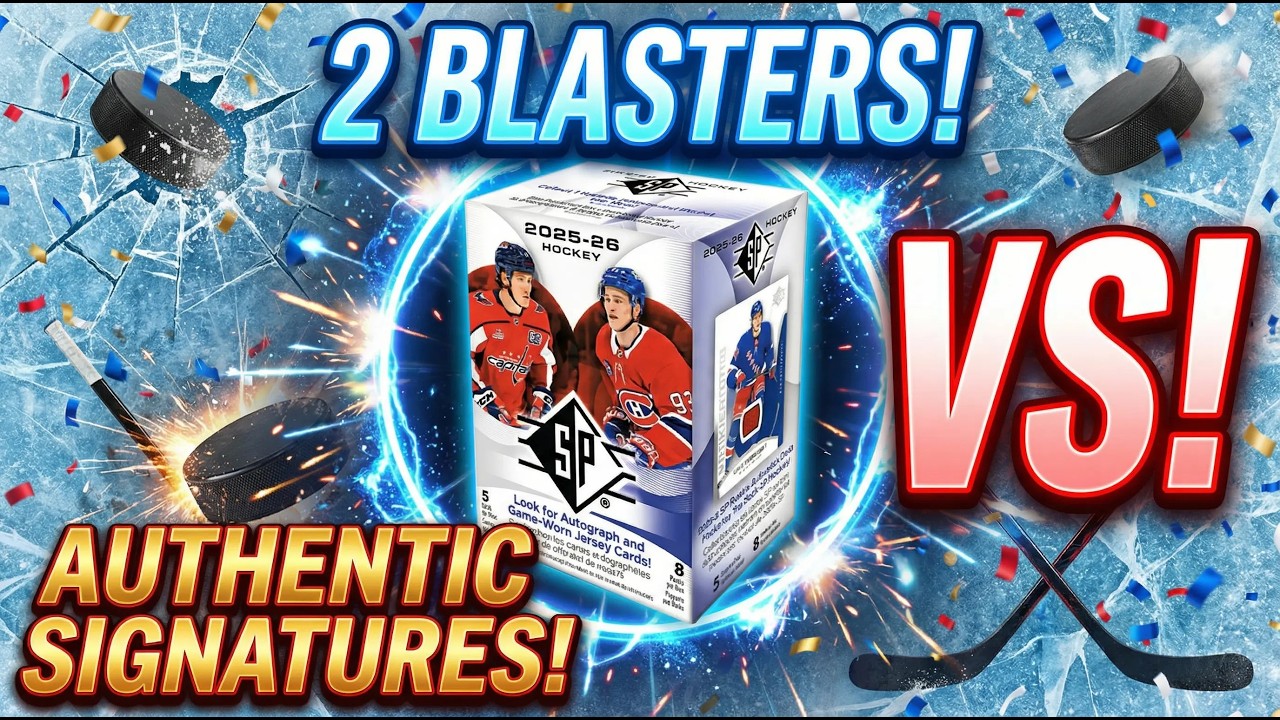 HOT AUTO! 2025-26 SP HOCKEY 2 BLASTERS UPPER DECK HOCKEY CARDS