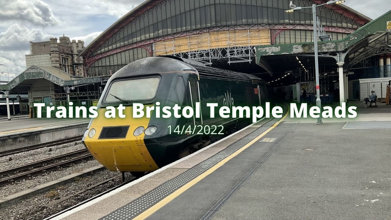 Trains at Bristol Temple Meads 14/4/2022