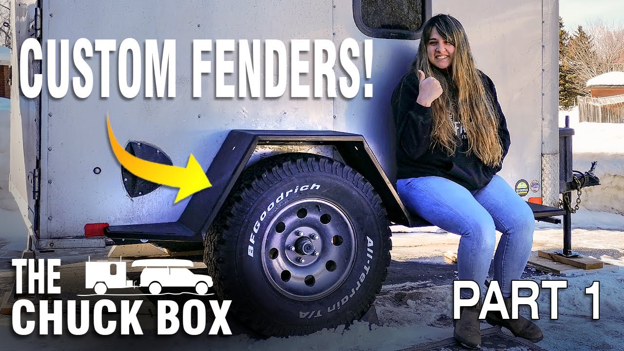 HOW I Fabricated Custom Fenders | 5x8 Cargo Trailer Camper Conversion