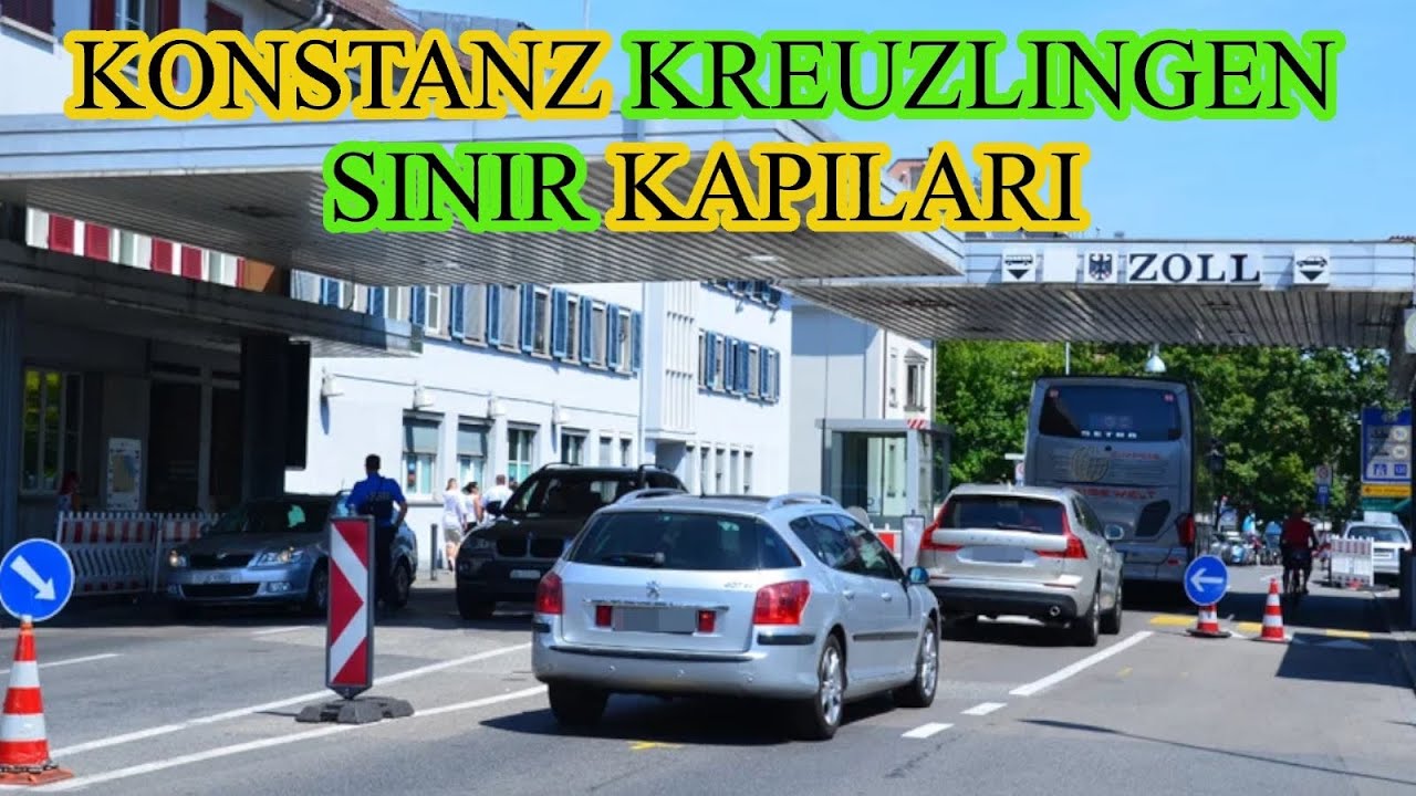 Almanya İsviçre sınırları.Gümrük kapıları ister yayan geç ister araba ile.Sıla Yolu burda başlıyor.