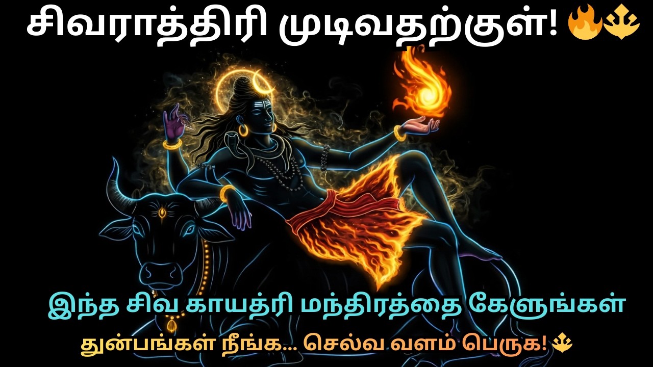 மகா சிவராத்திரி | Mahashivratri | சிவன் காயத்ரி மந்திரம் | Powerful Shiva Gayatri Mantra Tamil